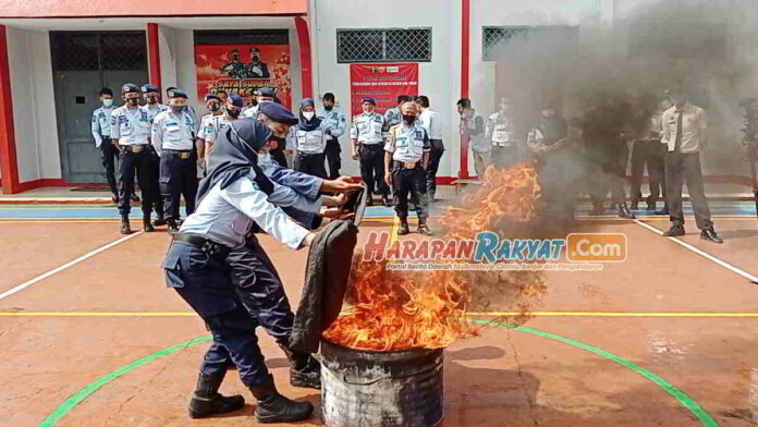 Cegah Terjadinya Kebakaran lapas ciamis simulasi