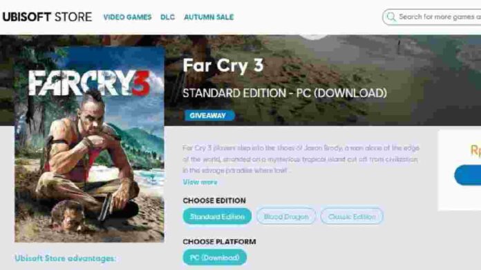 Developer Game Ubisoft Gratiskan Far Cry 3