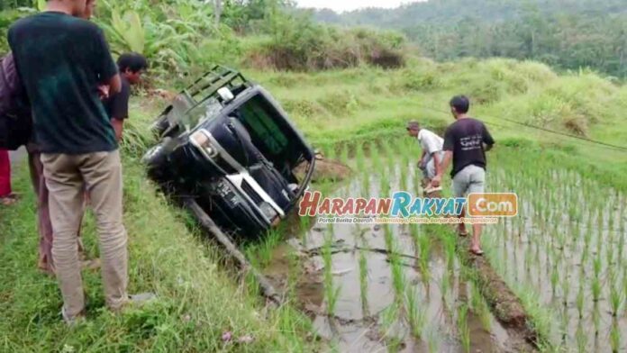 Laka Tunggal di Tasikmalaya