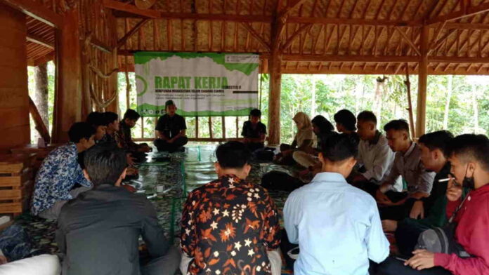 Rapat Kerja Semester 2 HMI Ciamis Digelar di Agrowisata Cibungureun