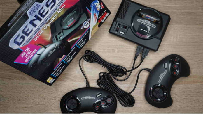 Games Sega Genesis Mini Konsol Klasik dengan 42 Game Legendaris