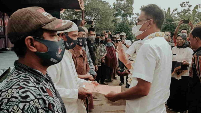 Alhamdulillah, Bantuan Stimulan Korban Gempa Pamarican Ciamis Cair