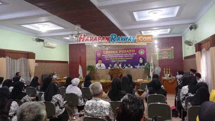 Rangkaian Hari Ibu 2021, PGRI Ciamis Gelar Lomba Pidato