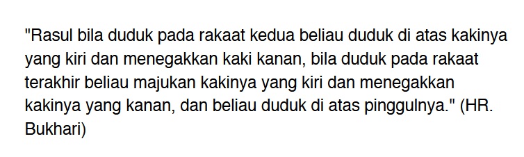 Bacaan Tasyahud Awal dan Akhir dan Posisi Duduknya dalam Sholat