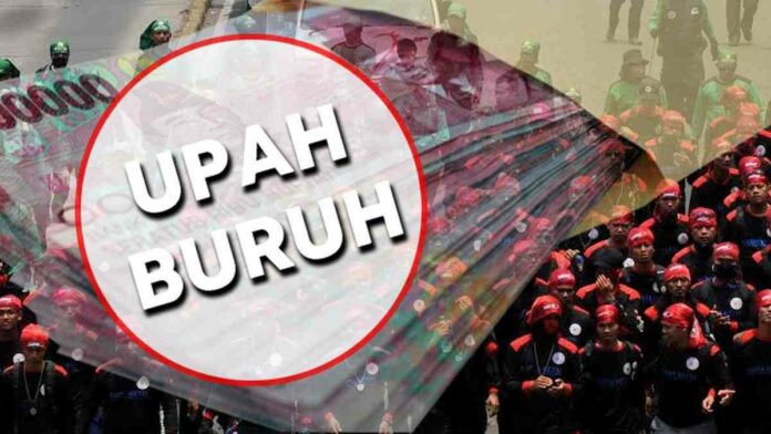 Massa buruh Kota Cimahi menuntut kenaikan UMK 2024 sebesar 25 persen