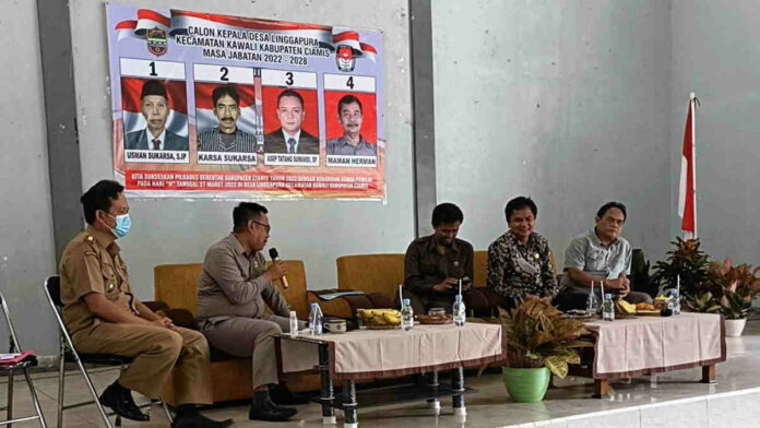 Komisi A DPRD Ciamis Monitoring Kesiapan Panitia Pilkades Serentak 2022