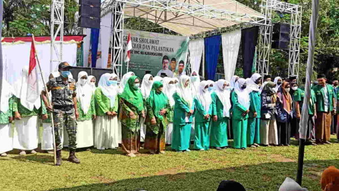 MWC NU Karangkamiri Pangandaran Laksanakan Gebyar Sholawat