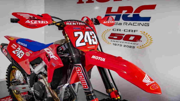 Honda CRF450R Edisi 50 Tahun di Ajang Motocross, Apa yang Beda?