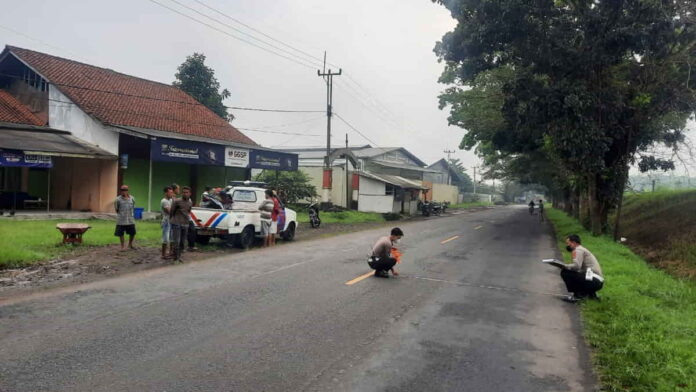 Tabrakan Truk vs Motor