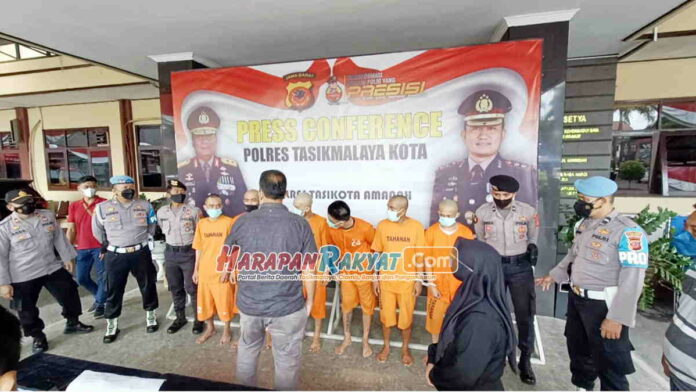 Polisi Cokok Enam Pengedar Narkoba di Kota Tasikmalaya