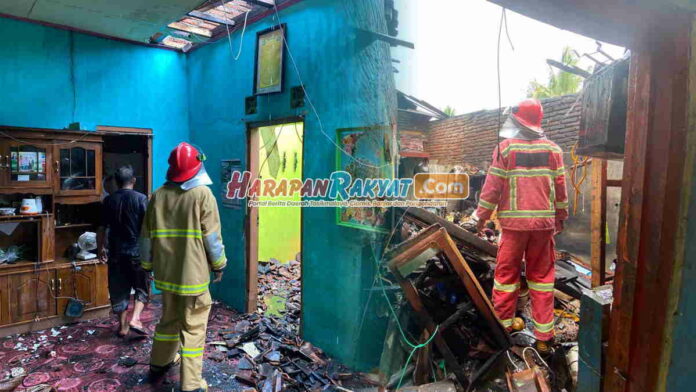 Kebakaran Hanguskan Rumah Milik Warga Lakbok Ciamis