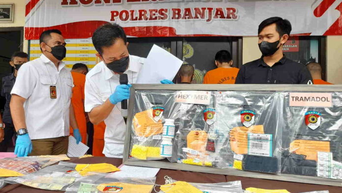 3 Pelaku Pengedar Obat-obatan Terlarang di Banjar Terancam Hukuman 15 Tahun Penjara