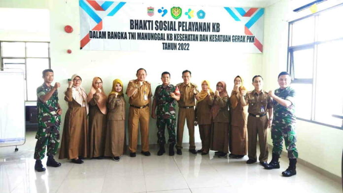 DP2KBP3A Ciamis Sukseskan Program TNI Manunggal KB Kesehatan