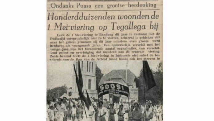 Hari Buruh 1956 di Bandung