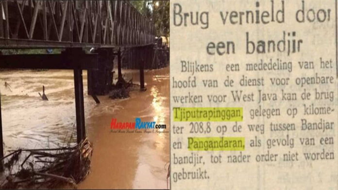 Sejarah Robohnya Jembatan Ciputrapinggan tahun 1950