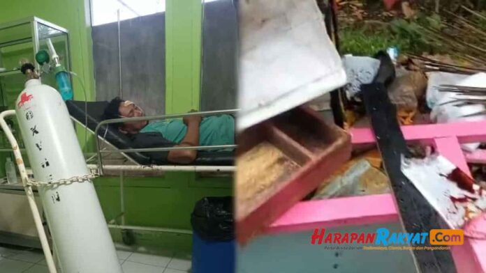 Tukang Bubur di Kertahayu Ciamis Terluka Akibat Tertabrak Mobil Box