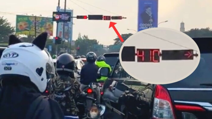 Lampu Merah di Kota Bandung