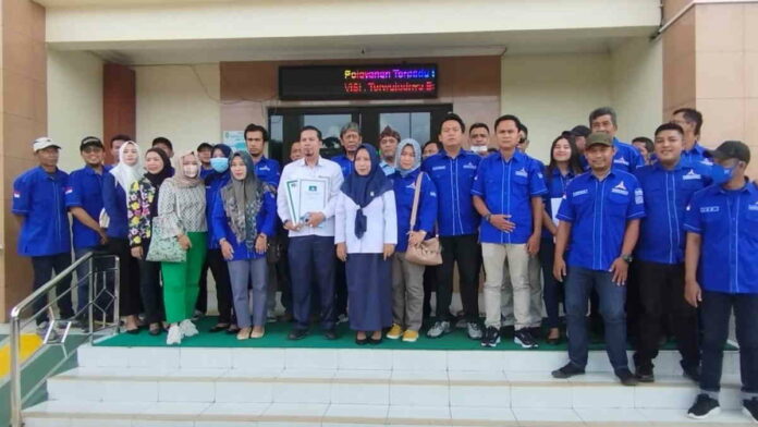 Siap Hadapi PK Moeldoko Cs, Demokrat Ciamis Sambangi Pengadilan Negeri