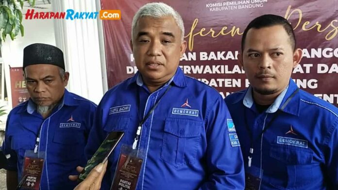 Ketua DPC Partai Demokrat Kabupaten Bandung Saeful Bachri