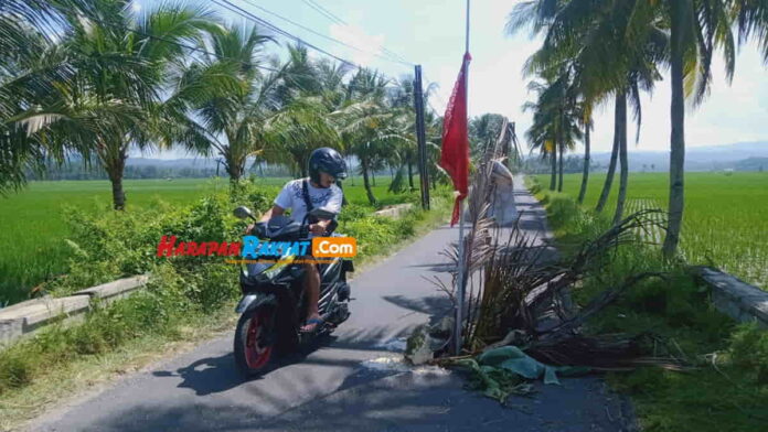 Sering Dilewati Truk Muatan Berat, Jembatan Sekung di Cibenda Pangandaran Amblas