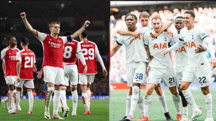 Arsenal vs Tottenham Derby London Utara Perebutkan Posisi Papan Atas Klasemen