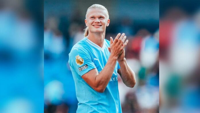 Hattrick Erling Haaland Bawa Man City Kokoh di Puncak Klasemen