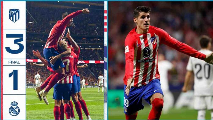 Liga Spanyol Atletico Madrid vs Real Madrid Berakhir 3-1