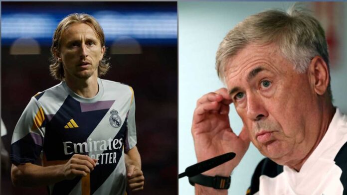 Laga Napoli vs Real Madrid Jadi Rencana Ancelotti Redakan Konflik dengan Modric