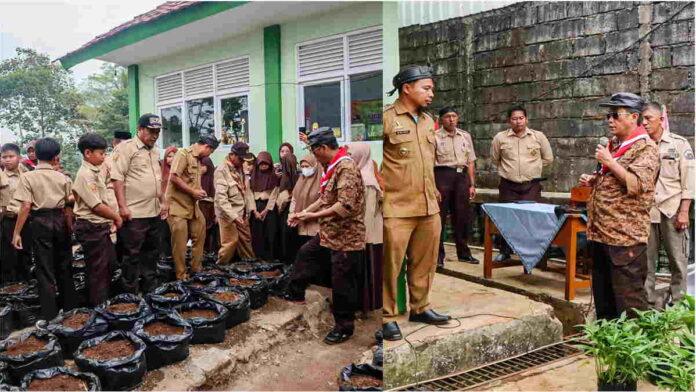 Nanang Permana Gencarkan Gerakan Nanam Padi di Ciamis, Beri Edukasi ke Pelajar Madrasah Ibtidaiyah