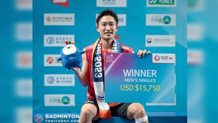 Kento Momoto Juara Korea Masters 2023