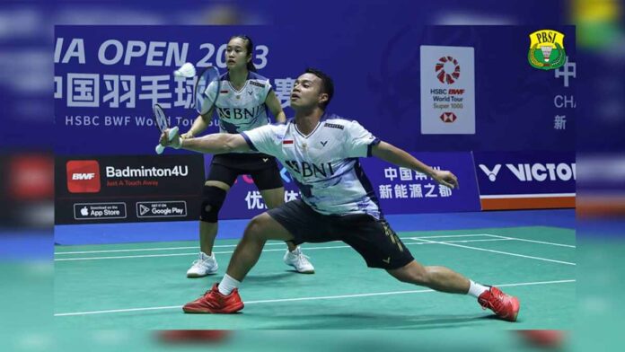 Rehan dan Lisa Moncer di Hylo Open 2023,