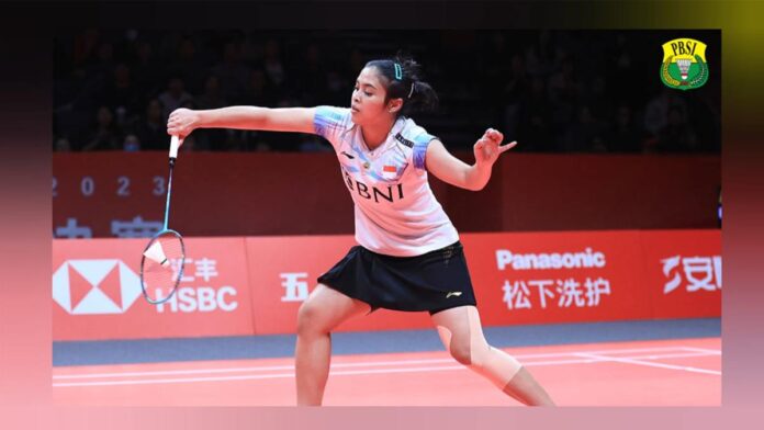 Laga Kedua Gregoria di BWF WTF 2023