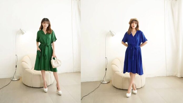 Midi Dress Rayon, Teksturnya Halus dan Sangat Stylish