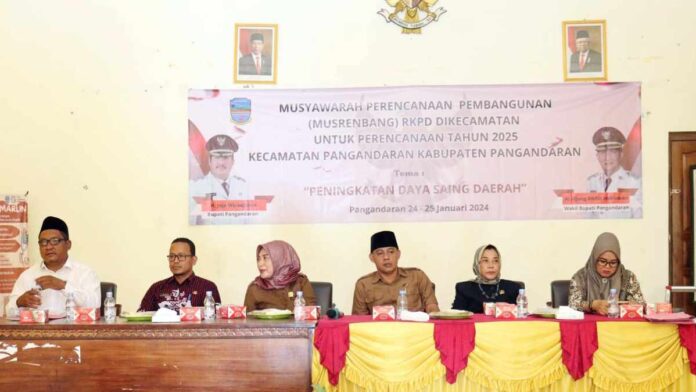 Musrenbang RKPD Tahun 2025 di pangandaran