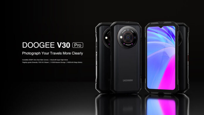 Doogee V30 Pro, Usung Baterai HP 10.800 mAh dan Kamera 200 MP