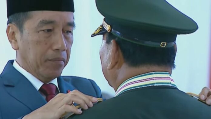 Kenaikan pangkat Prabowo Subianto