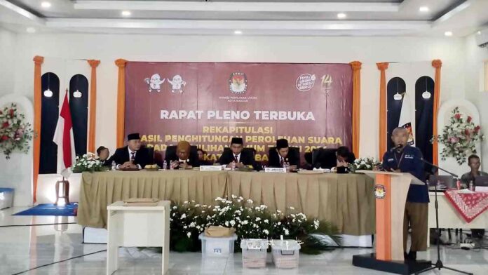 Rekapitulasi Hasil Pemilu di Kota Banjar Selesai