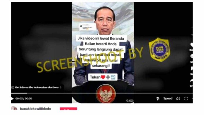 Presiden Jokowi Beri Bantuan