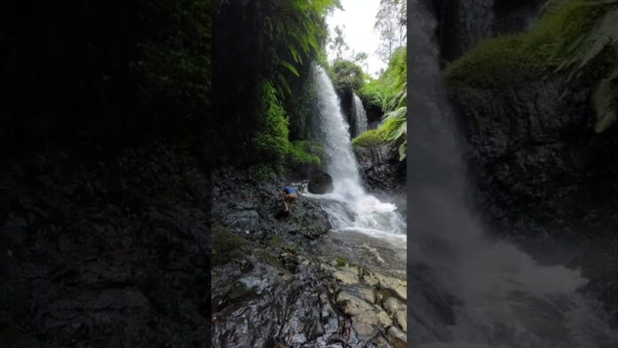 Di Bandung Ada Curug yang Bentuknya Bak Kukusan Sunda, Namanya Tilu Leuwi Opat