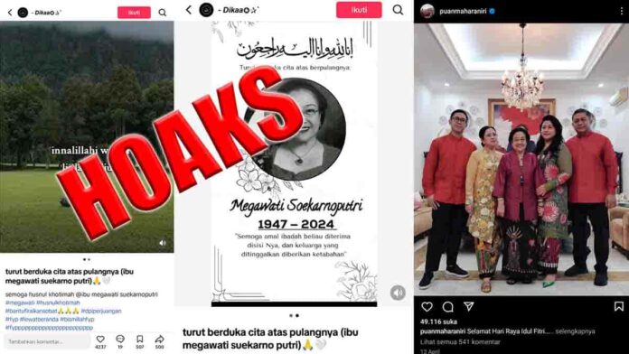 Megawati Soekarnoputri Meninggal Dunia