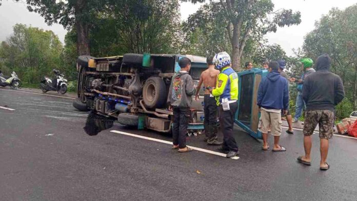 Sehari Dua Kecelakaan di Jalur Gentong Tasikmalaya