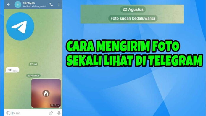 Cara Foto Sekali Lihat di Telegram dengan Secret Chat