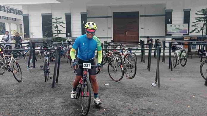 Cerita Roy, Pesepeda Cycling De Jabar saat Melintasi Jalur Ciamis