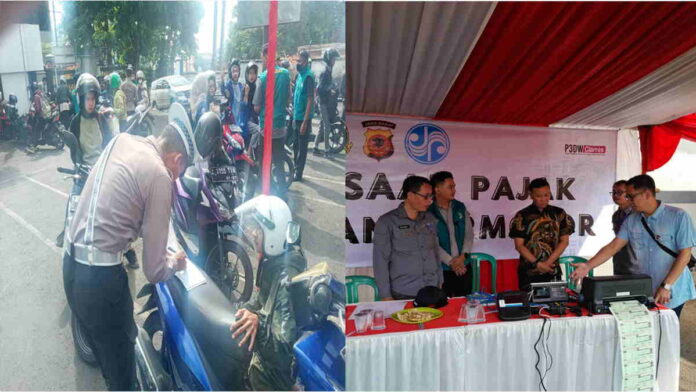 P3DW Ciamis Lakukan Pemeriksaan Pajak Kendaraan Selama 3 Hari