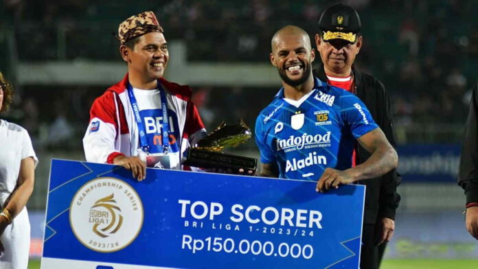 Jadi Top Skor Liga 1 2023 2024, DDS Samai Rekor Legenda Persib