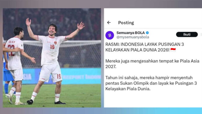 Komentar Netizen Malaysia Lihat Keberhasilan Indonesia Melaju ke Putaran Tiga WCQ Zona Asia