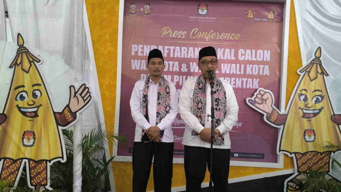 Daftar ke KPU Kota Tasikmalaya, Pasangan Ivan-Dede Klaim Sudah Pengalaman