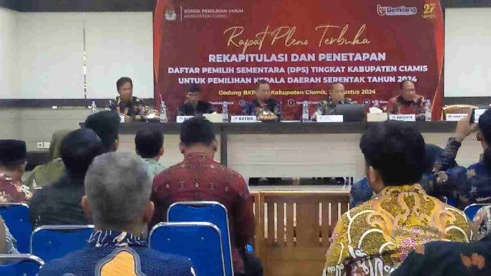 Pemilih sementara Pilkada Ciamis