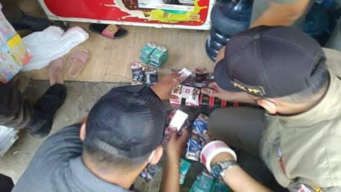 razia rokok ilegal cimahi