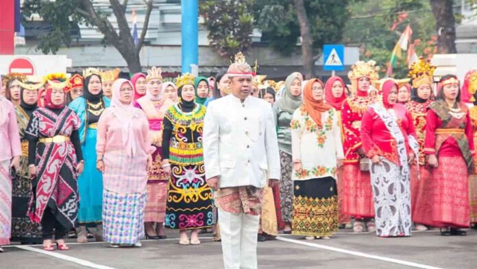 Upacara peringatan HUT RI di Kemenkumham Jabar